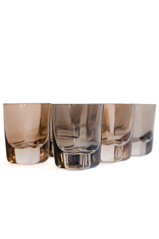 Estelle Colored Shot Glasses Set of 6 {Smoke Mixed Set} Estelle