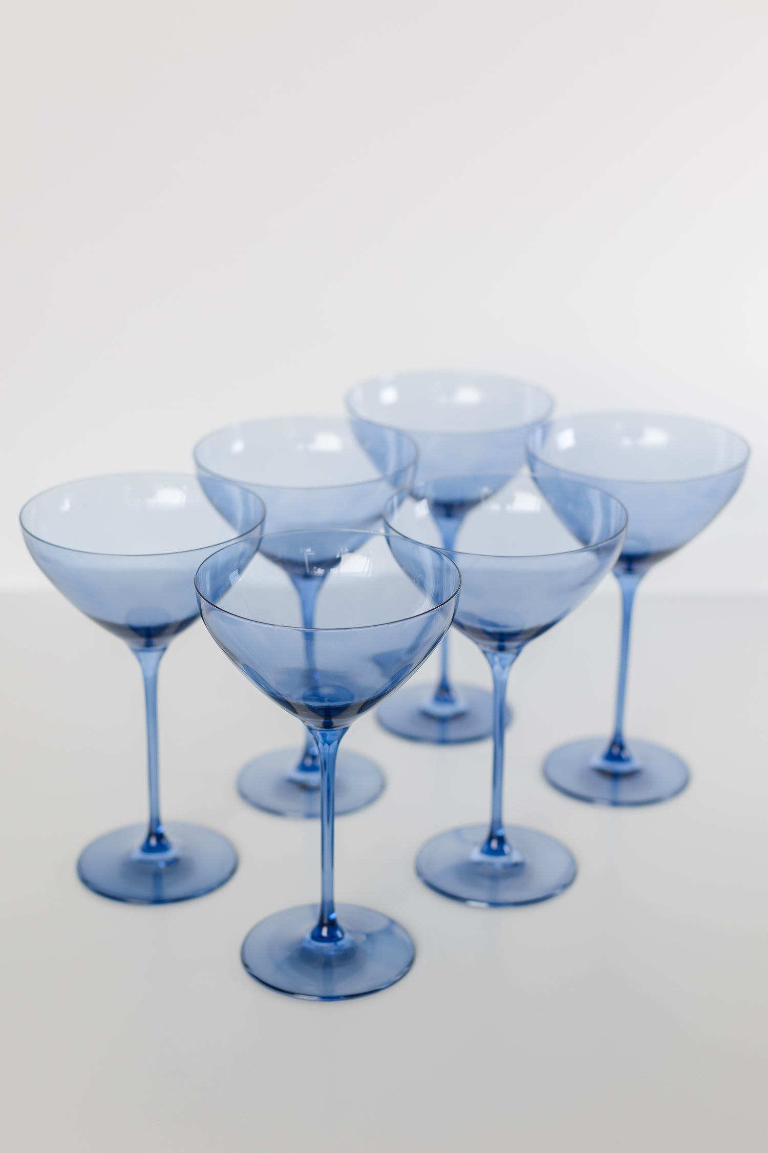 Estelle Colored Martini Glass - Set of 6 {Cobalt Blue}