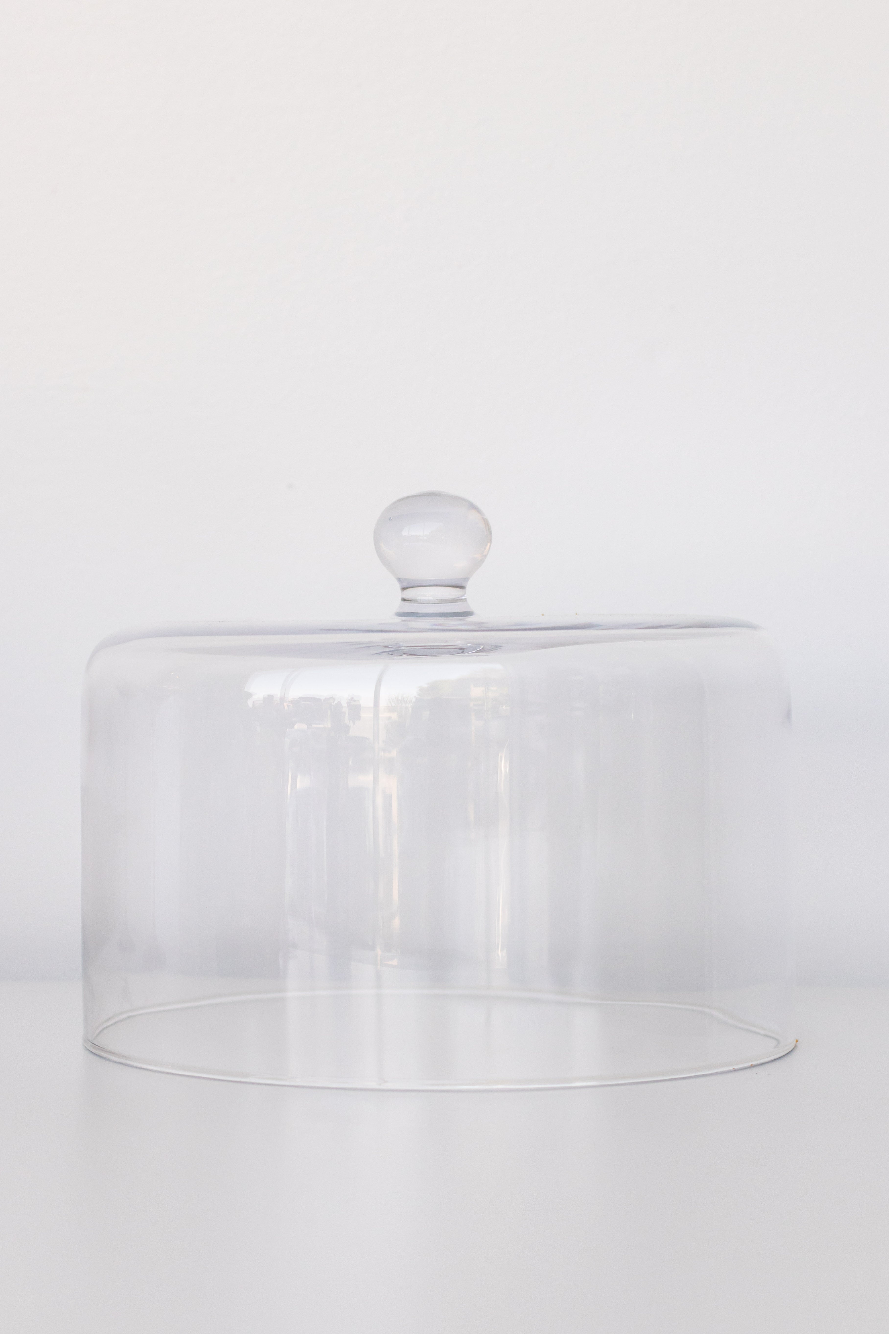 2Pcs Pasabahce Glass Cake Stand With Dome Lid