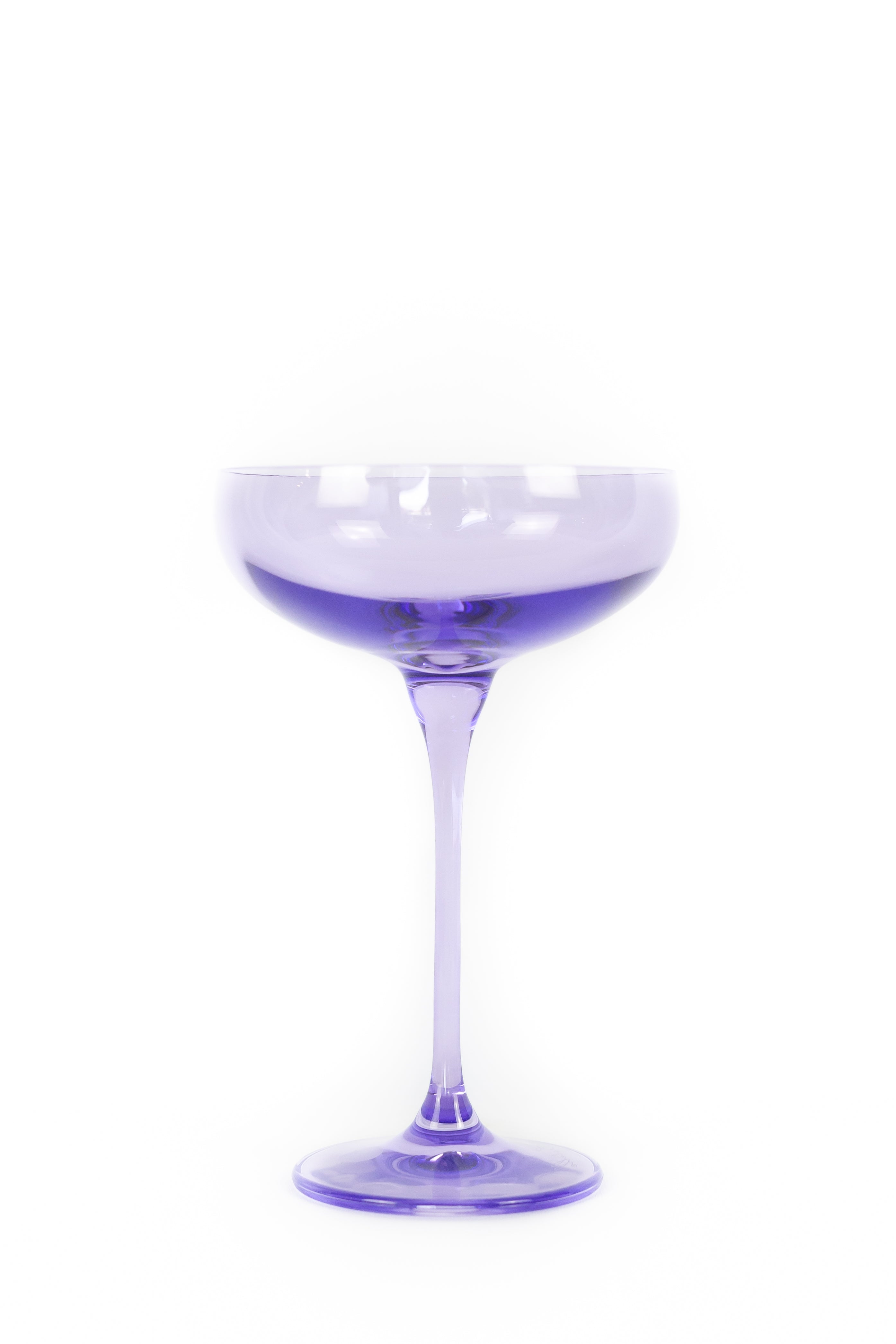 Estelle colored glasses wine stemware 2024 lavender set of 2