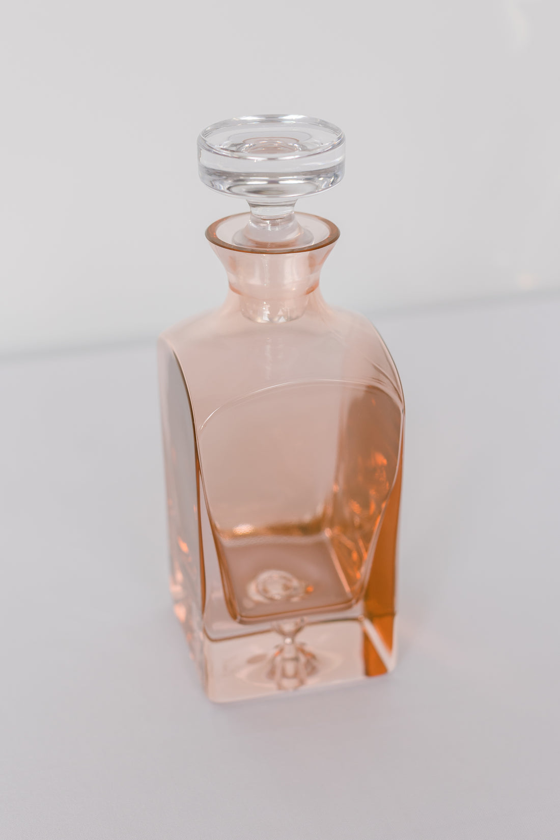 Estelle Colored Decanter- Heritage {Blush Pink}