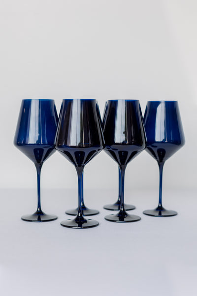 Juliet Midnight Blue Wine Glasses