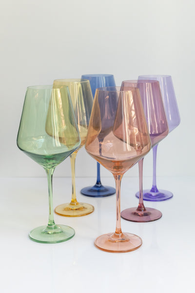 Pastel Large Wine Glass – Bella Bella