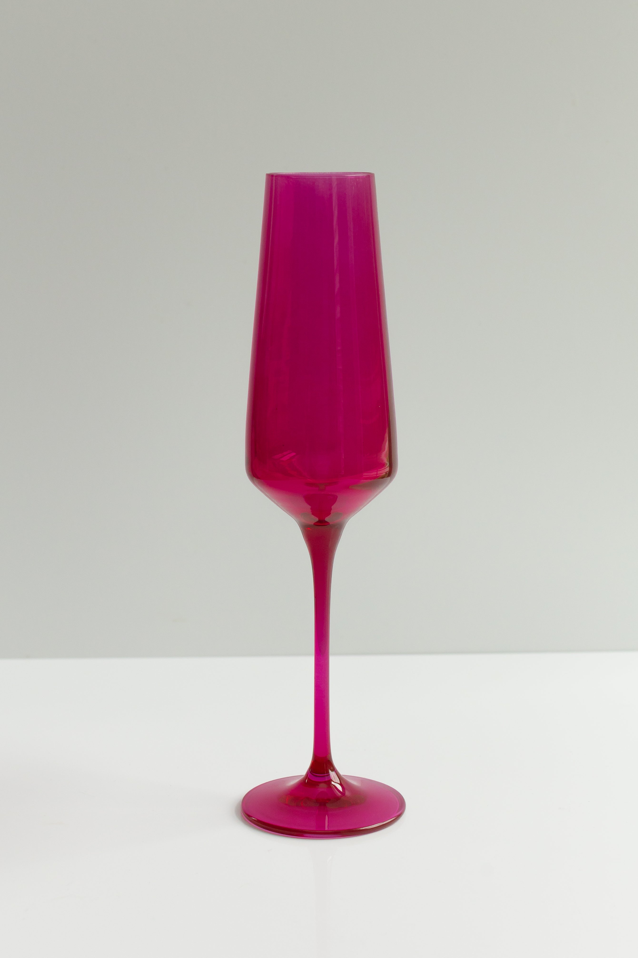 Estelle Colored Champagne Flute - Set of 6 {Viva Magenta (Our Fuchsia)}