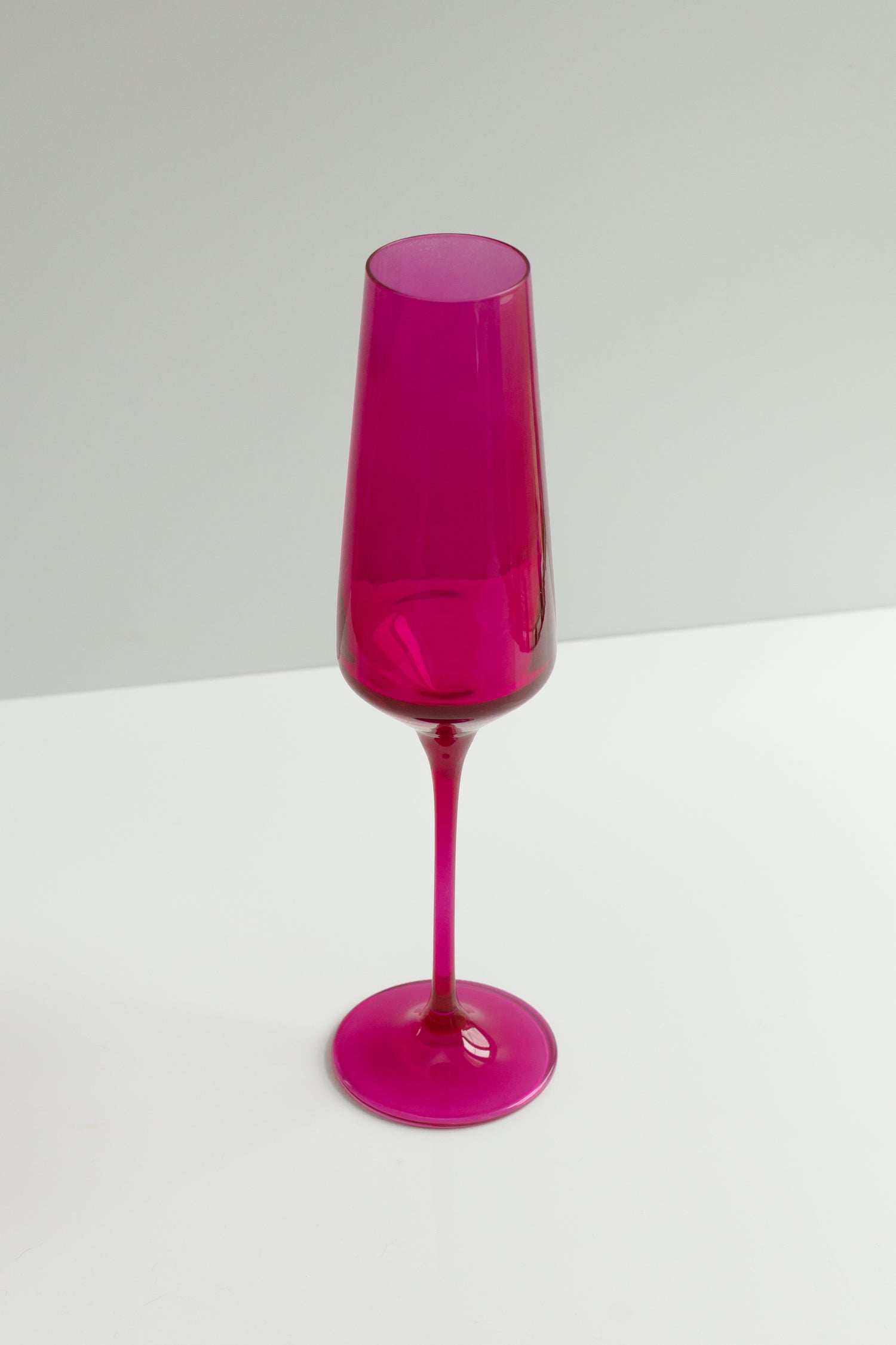 Estelle Colored Champagne Flute - Set of 6 {Viva Magenta (Our Fuchsia)}