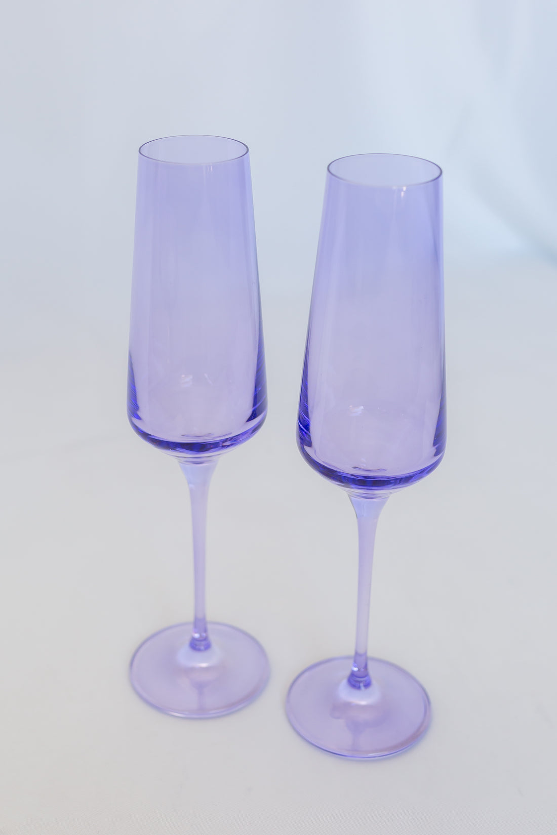 Estelle Colored Champagne Flute - Set of 2 {Lavender}