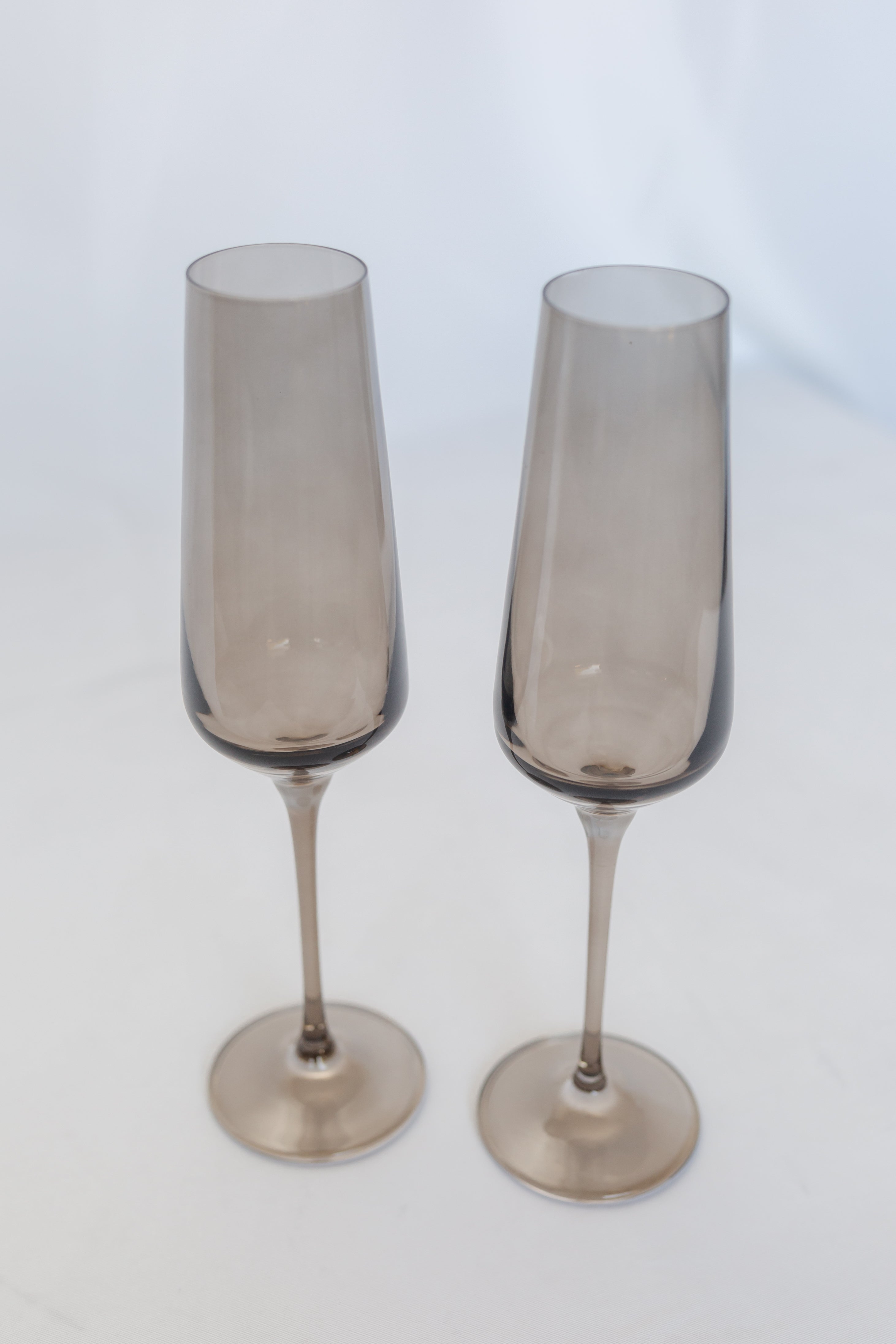 Estelle Colored Champagne Flute Set Of 2 Gray Smoke Estelle   NovemberEdits 107 