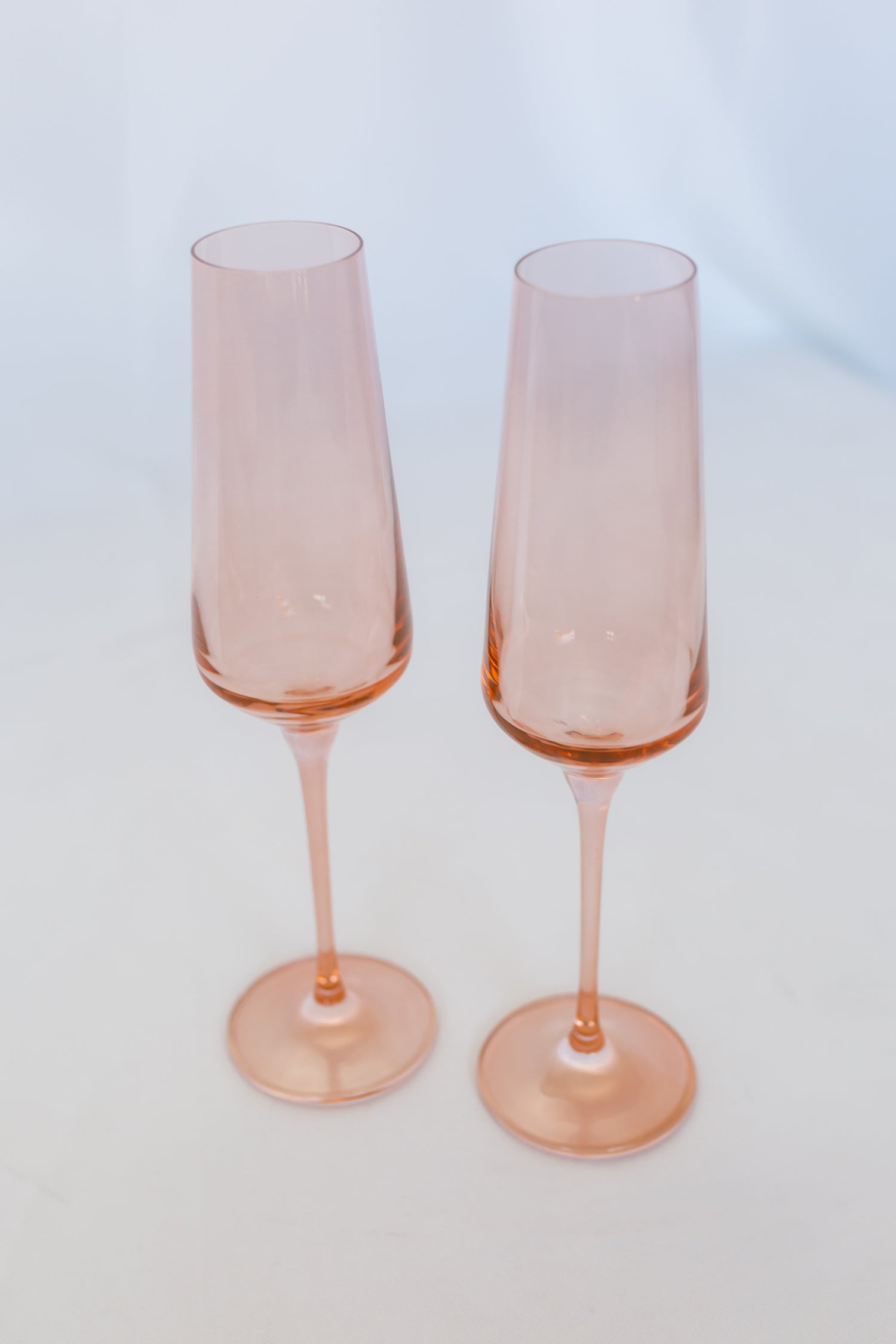 Estelle Colored Champagne Flute - Set of 2 {Blush Pink}