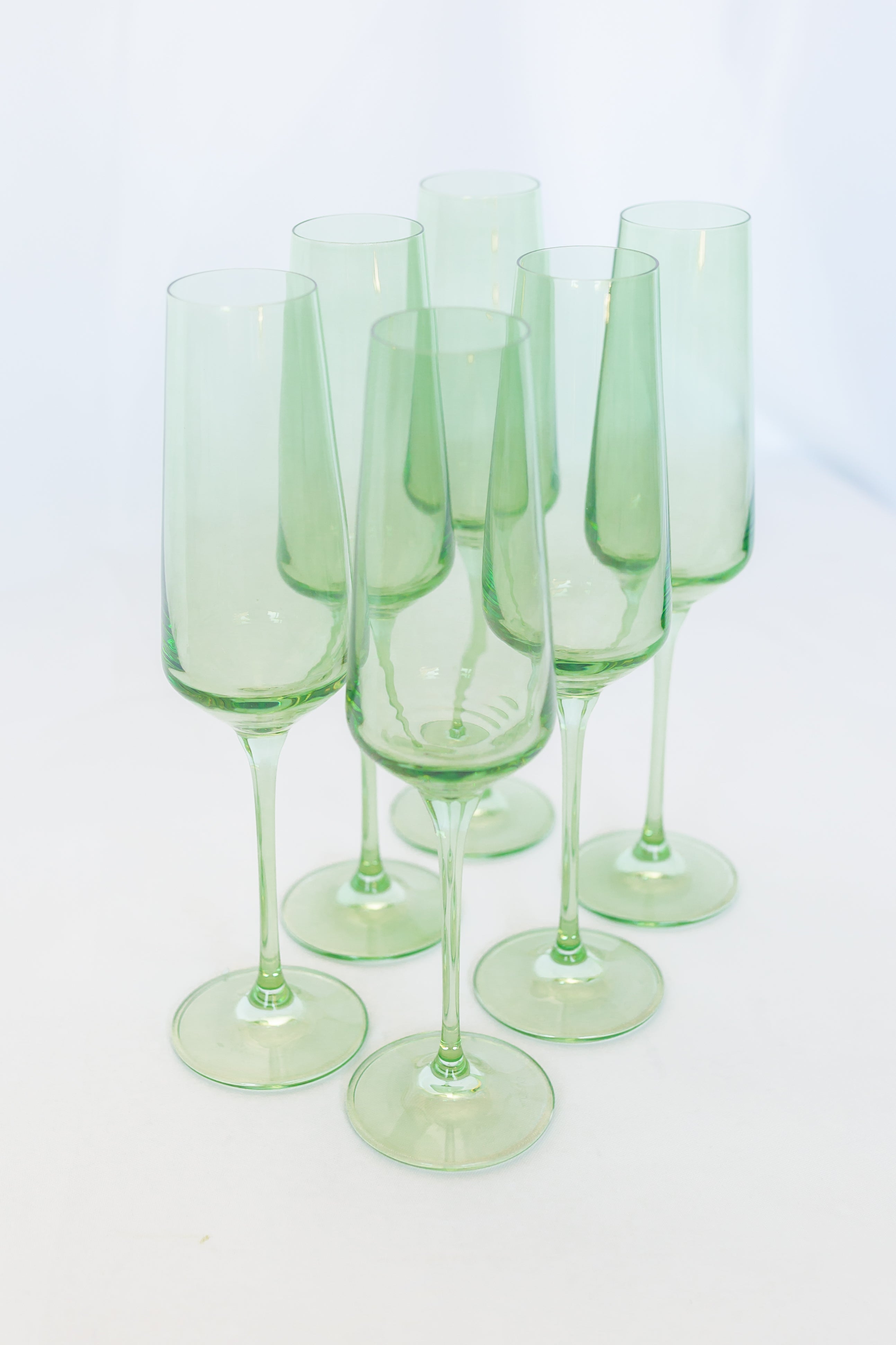 Estelle Colored Champagne Flute Set Of 6 Mint Green Estelle   NovemberEdits 128 