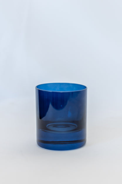 Estelle Colored Rocks Glass - Set of 6 {Midnight Blue}
