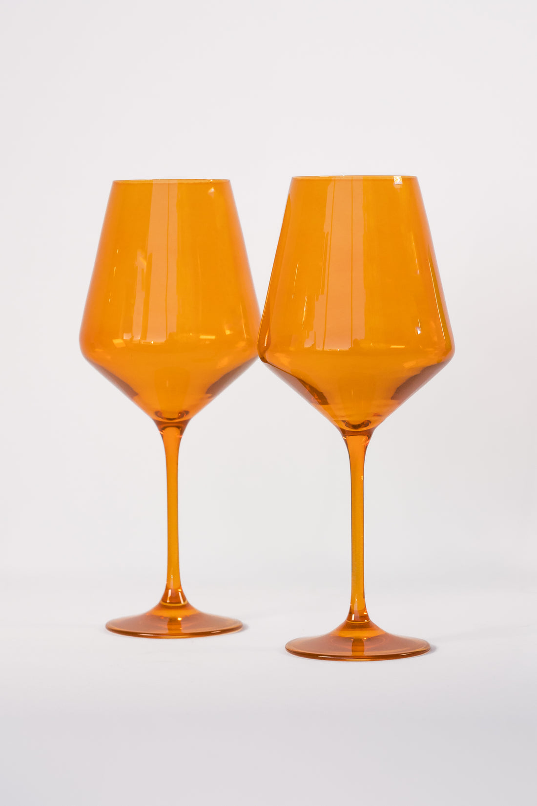 Estelle Colored Wine Stemware - Set of 2 {Butterscotch}