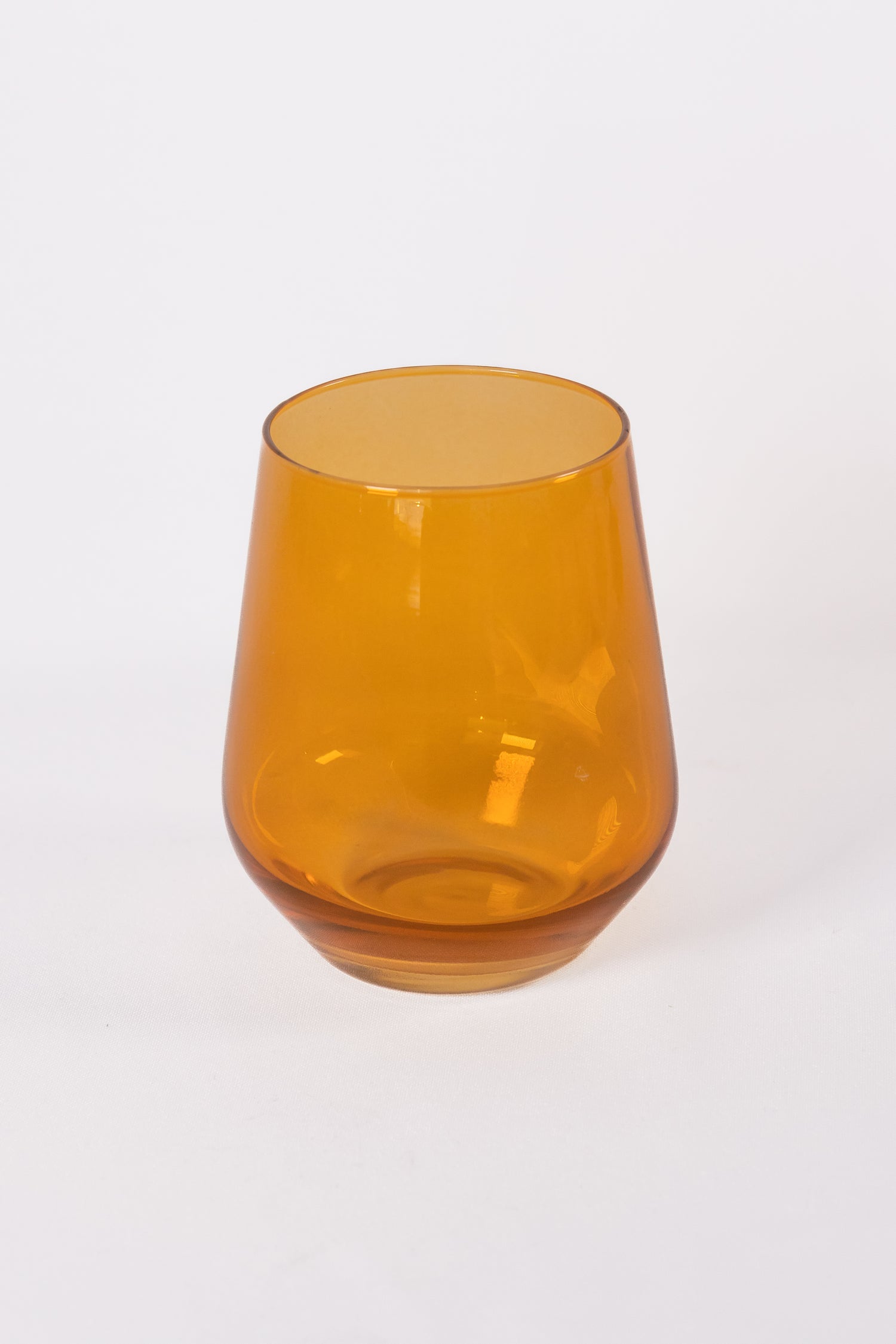 Estelle Colored Wine Stemless - Set of 2 {Butterscotch}