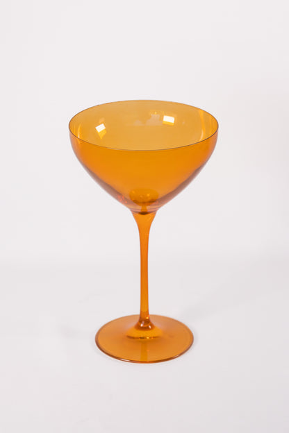 Estelle Colored Martini Glass - Set of 2 {Butterscotch}
