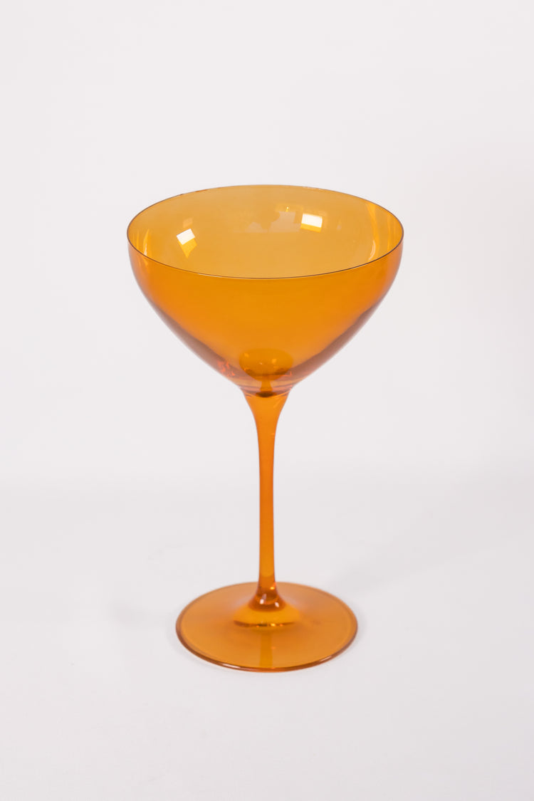 Estelle Colored Martini Glass Set of 6 {Butterscotch} Estelle