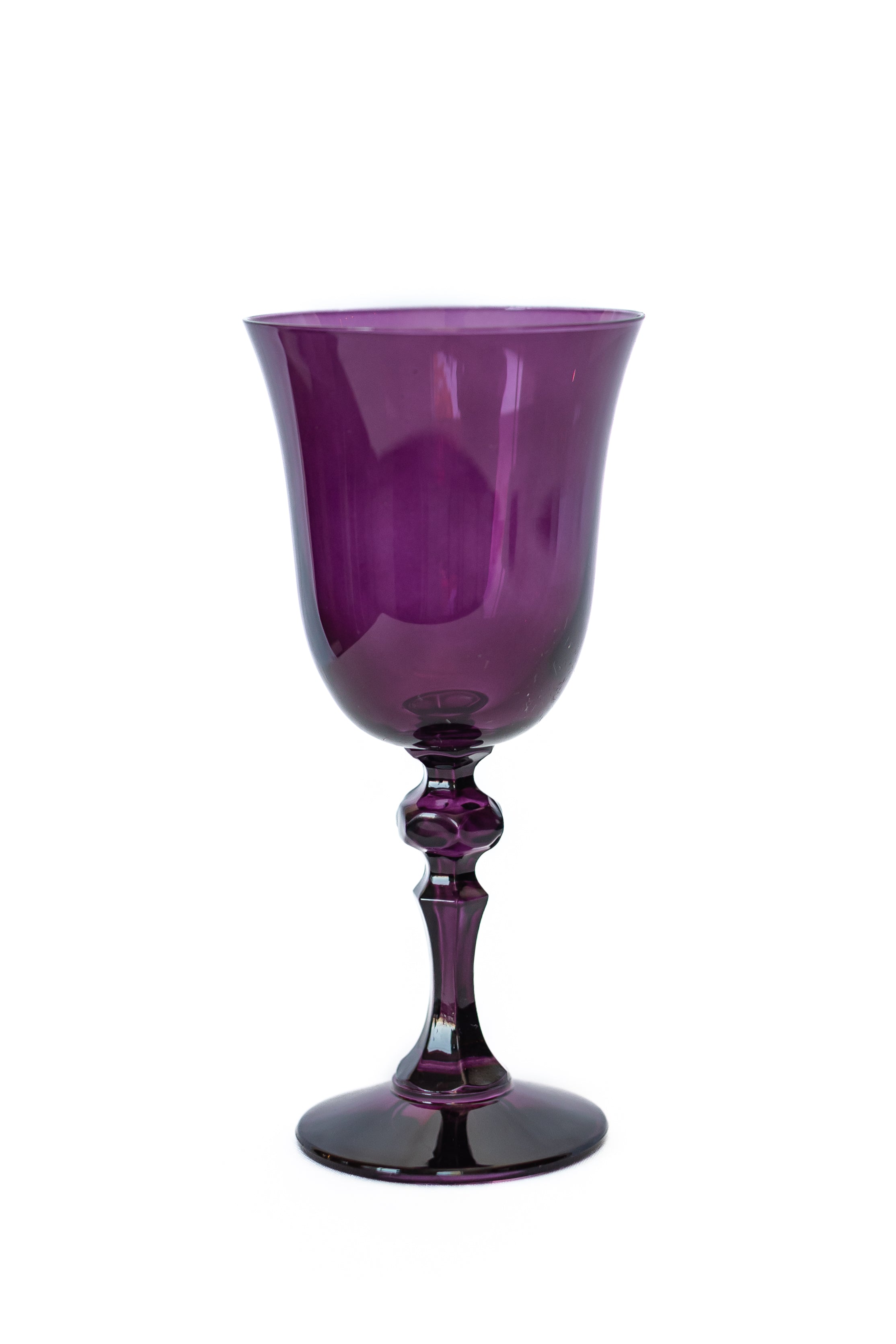 8 Imperial Glass-Ohio Chroma/Amethyst Water Goblets on sale Purple