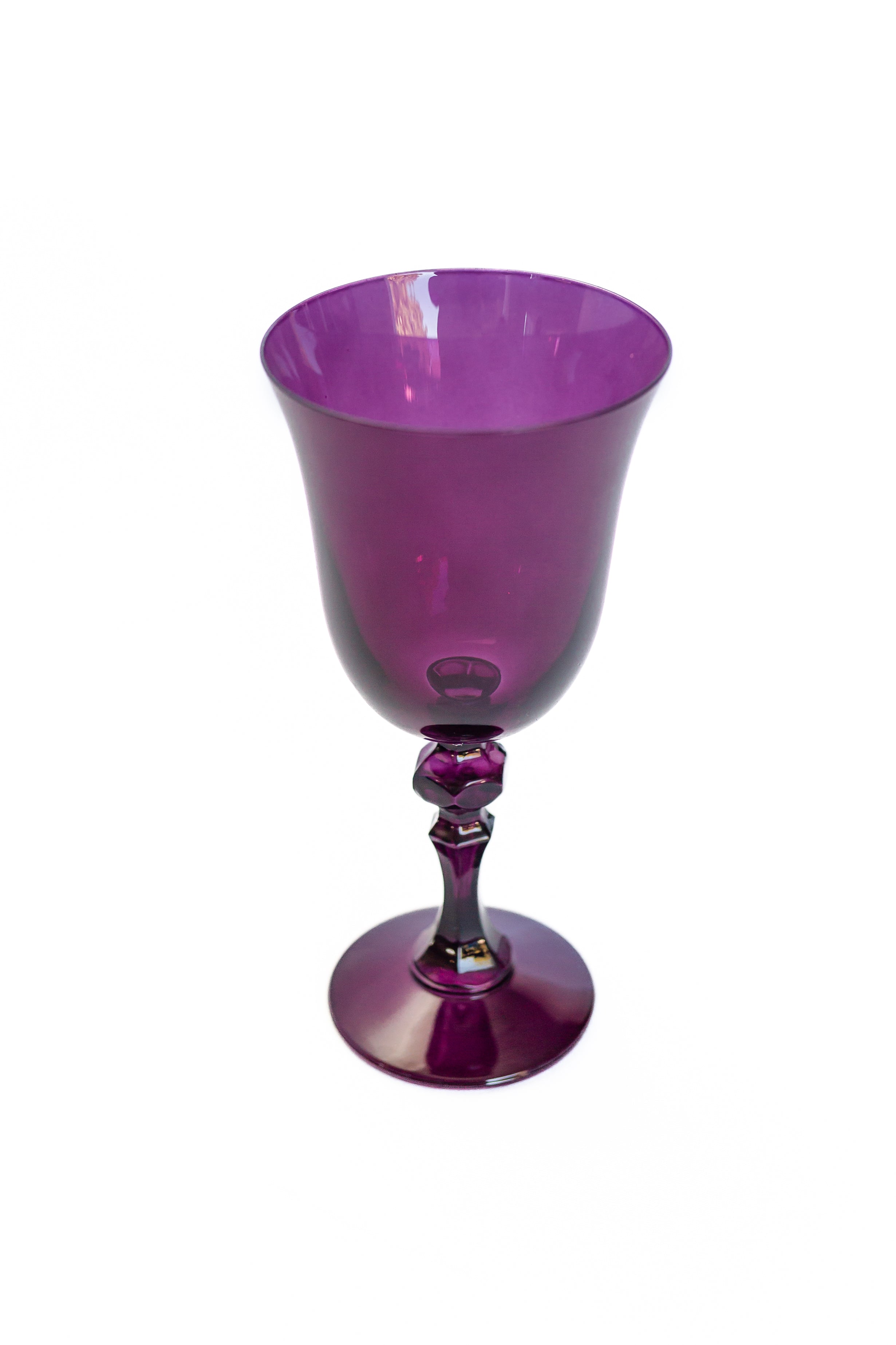 Amethyst newest and Clear Goblets Set of 6