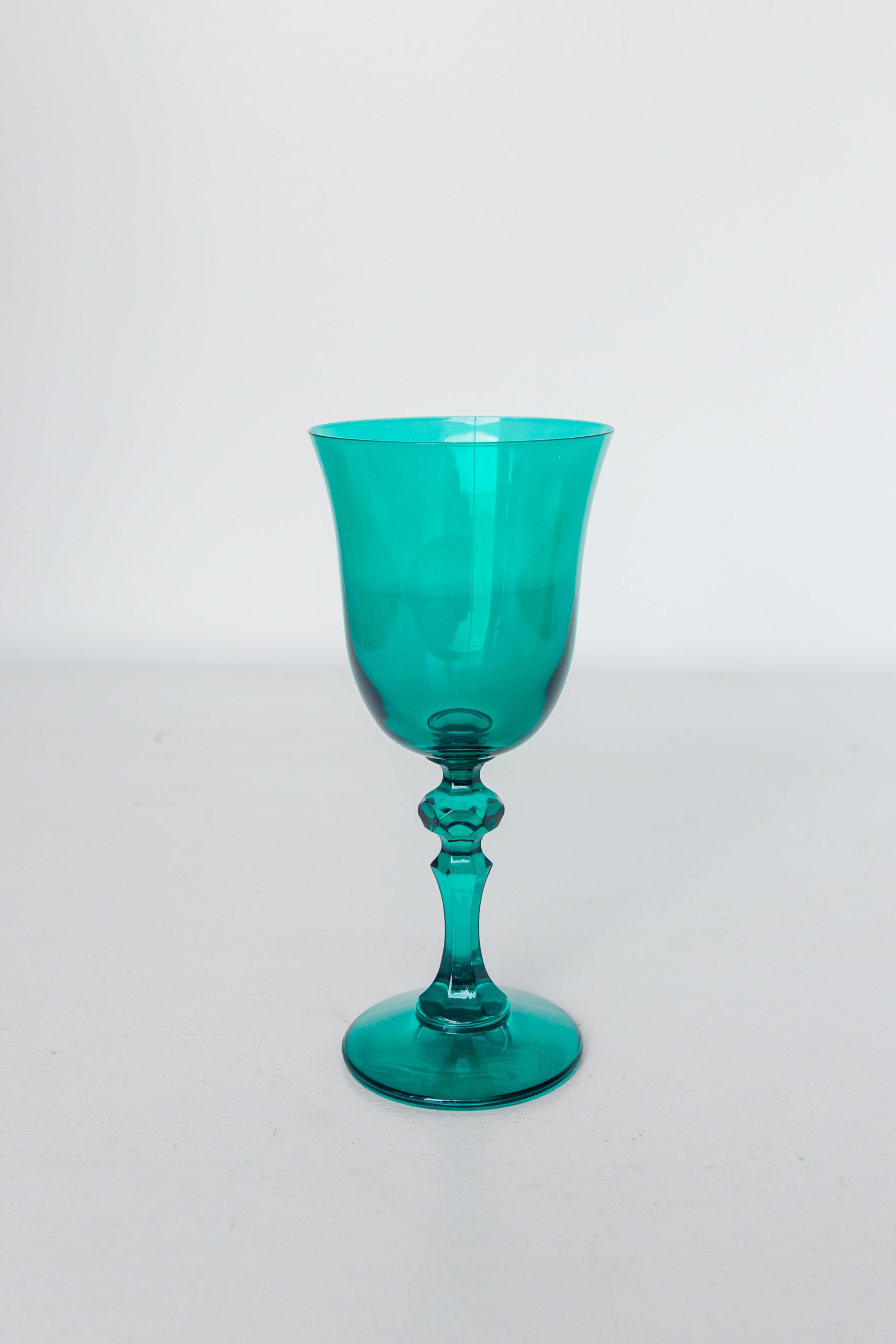 Estelle Colored Regal Goblet - Set of 6 {Emerald Green}