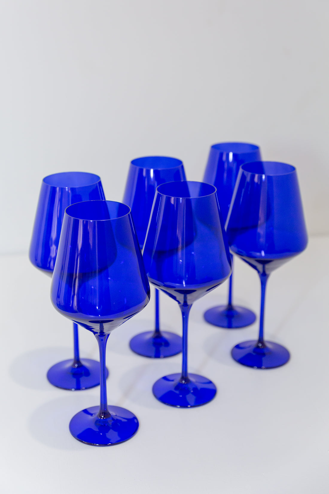 Estelle Colored Wine Stemware - Set of 6 {Royal Blue}