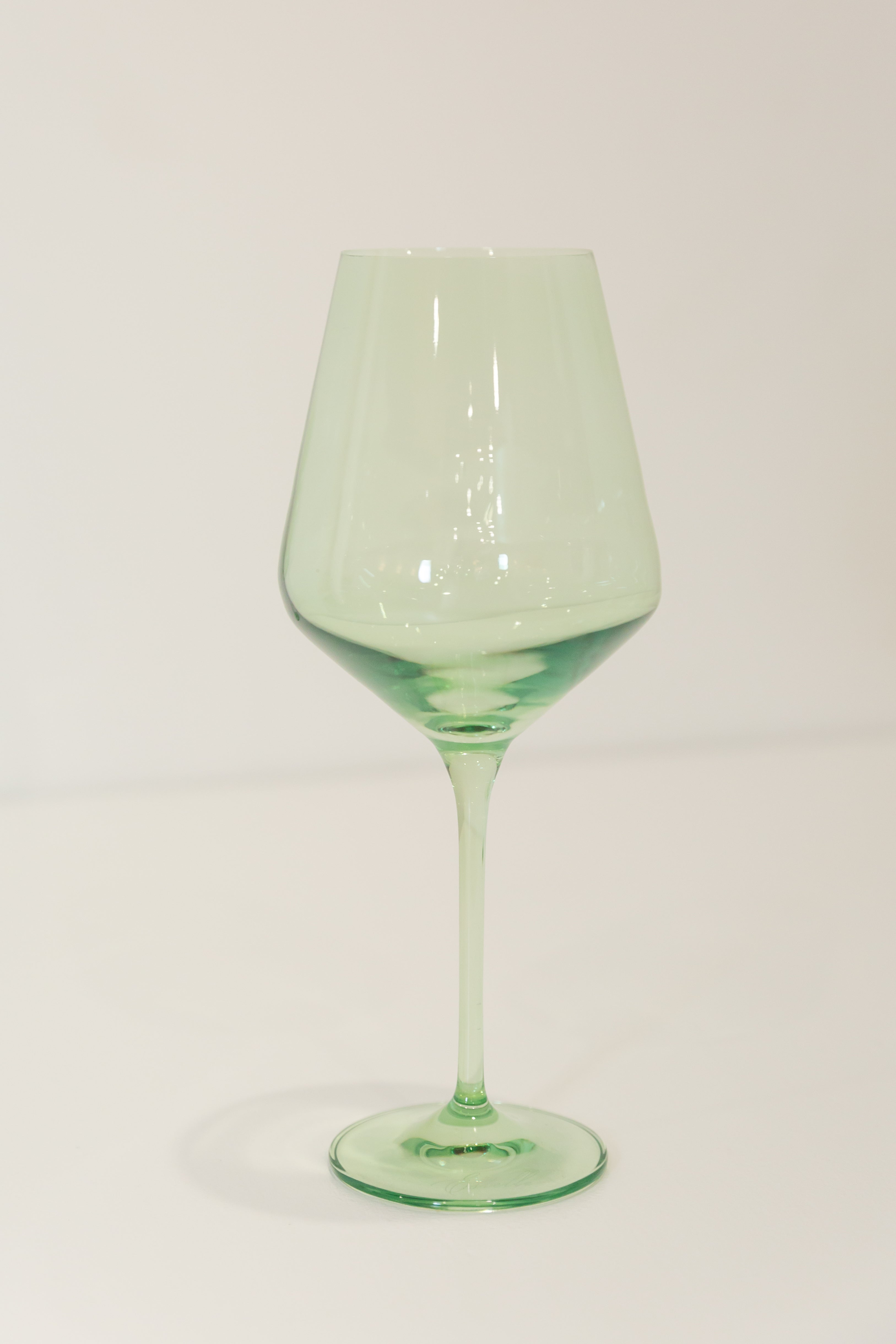 Estelle Colored Wine Stemware - Set of 6 {Custom Set}