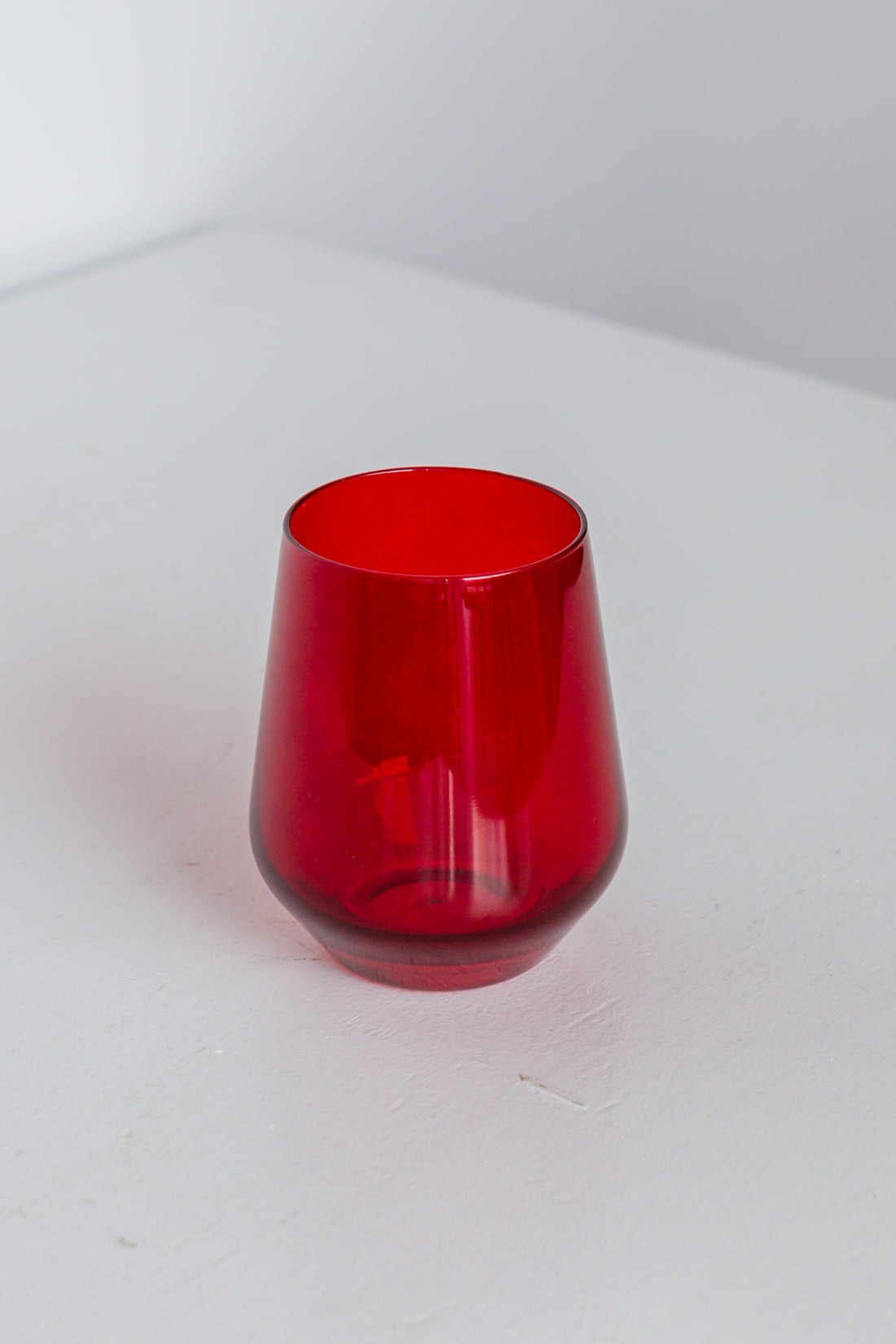 Estelle Colored Wine Stemless - Set of 6 {Red}