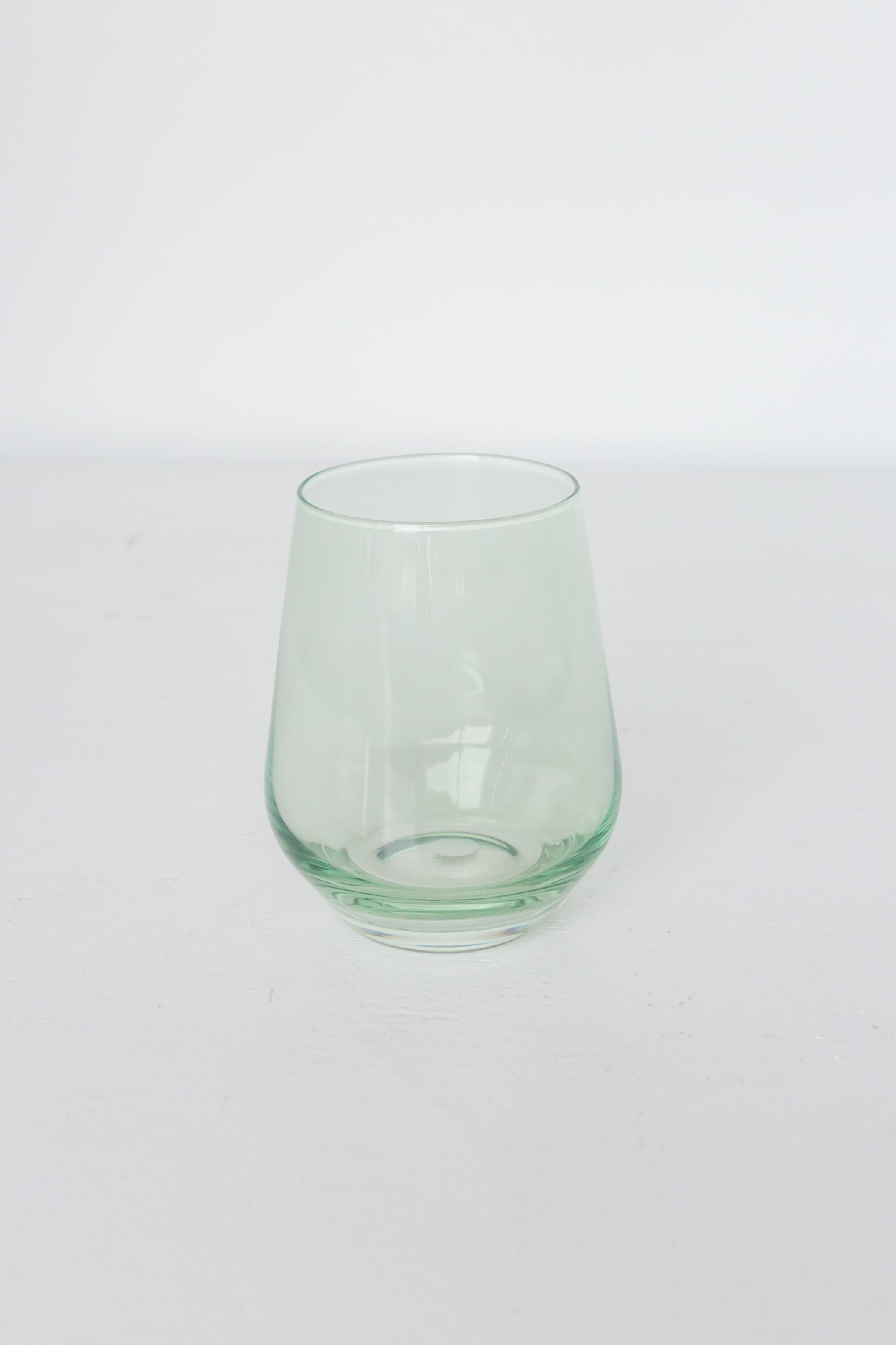 Estelle Colored Wine Stemless - Set of 2 {Mint Green}