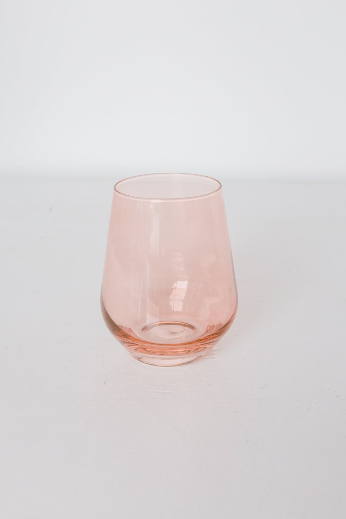 Estelle Colored Wine Stemless - Set of 6 {Blush Pink}