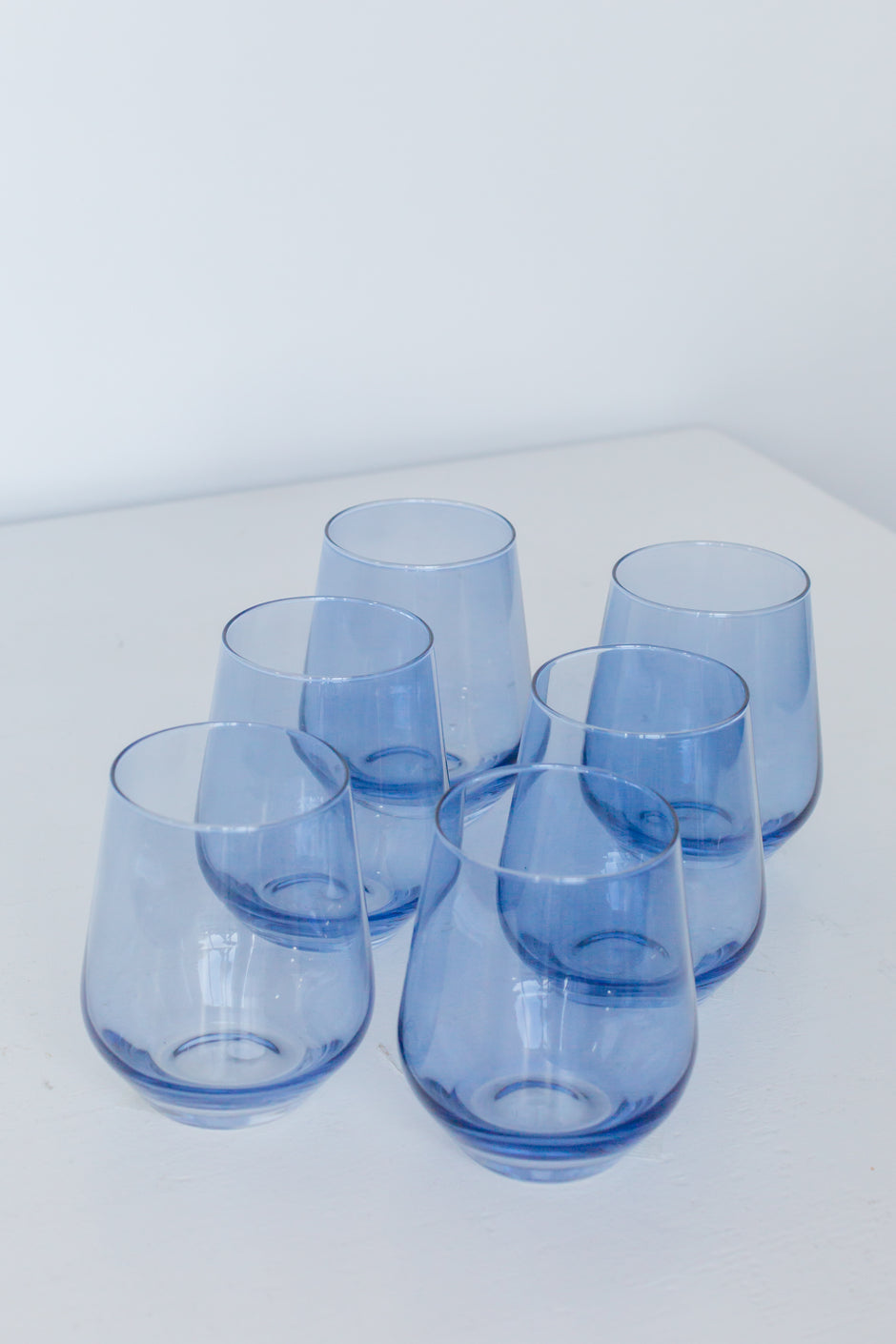Sterling Stripe Stemless Wine Glass