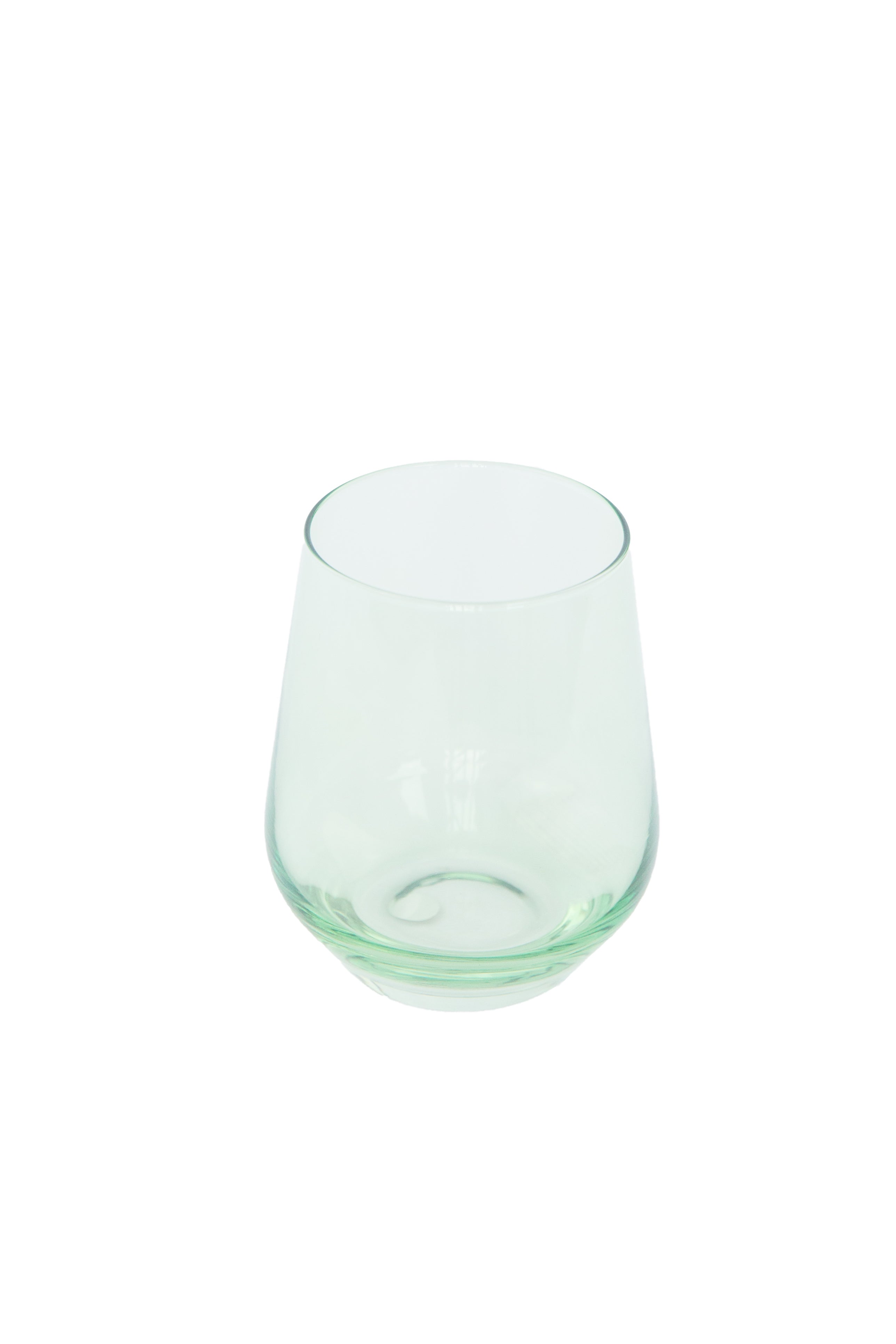 NEW! Set of 6 Estelle Colored Wine Stemware Glasses - outlets Mint Green