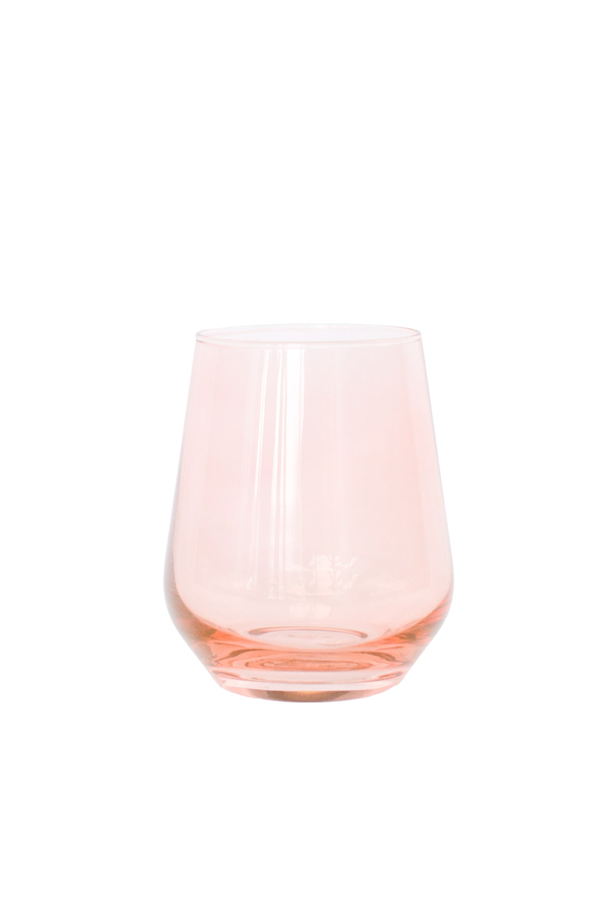 Estelle Colored Wine Stemless - Set of 6 {Blush Pink} – Estelle Colored ...