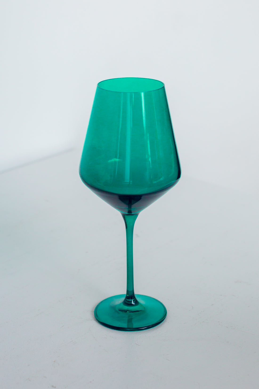 Estelle Colored Wine Stemware - Set of 2 {Emerald Green}