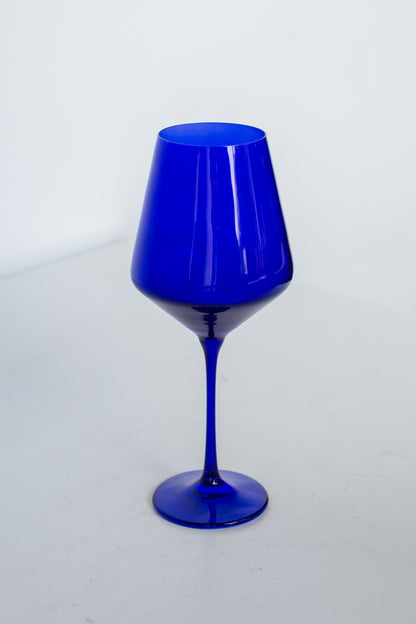 Estelle Colored Wine Stemware - Set of 2 {Royal Blue}