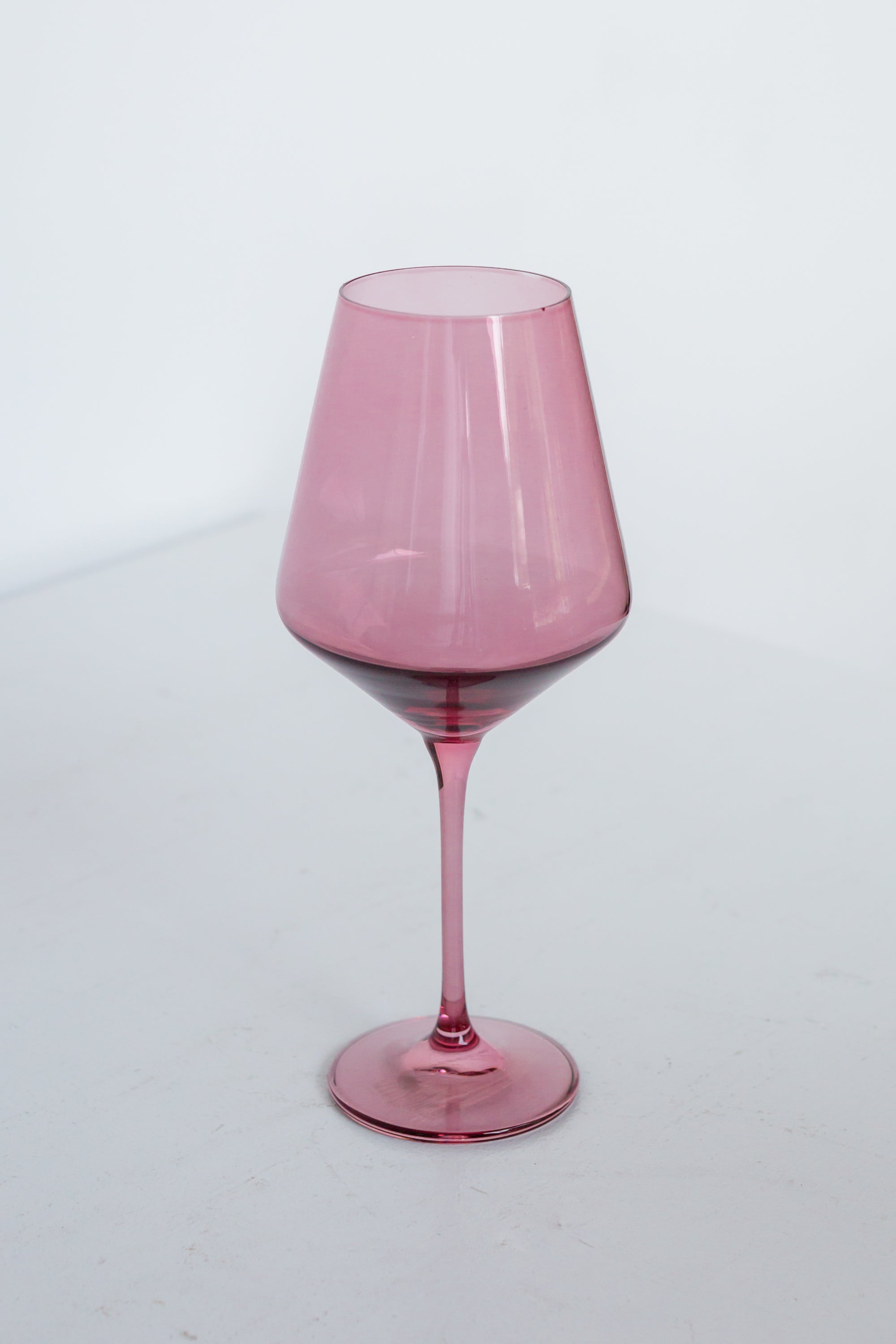 Estelle Colored Wine Stemware - Set of 6 {Rose} – Estelle Colored Glass