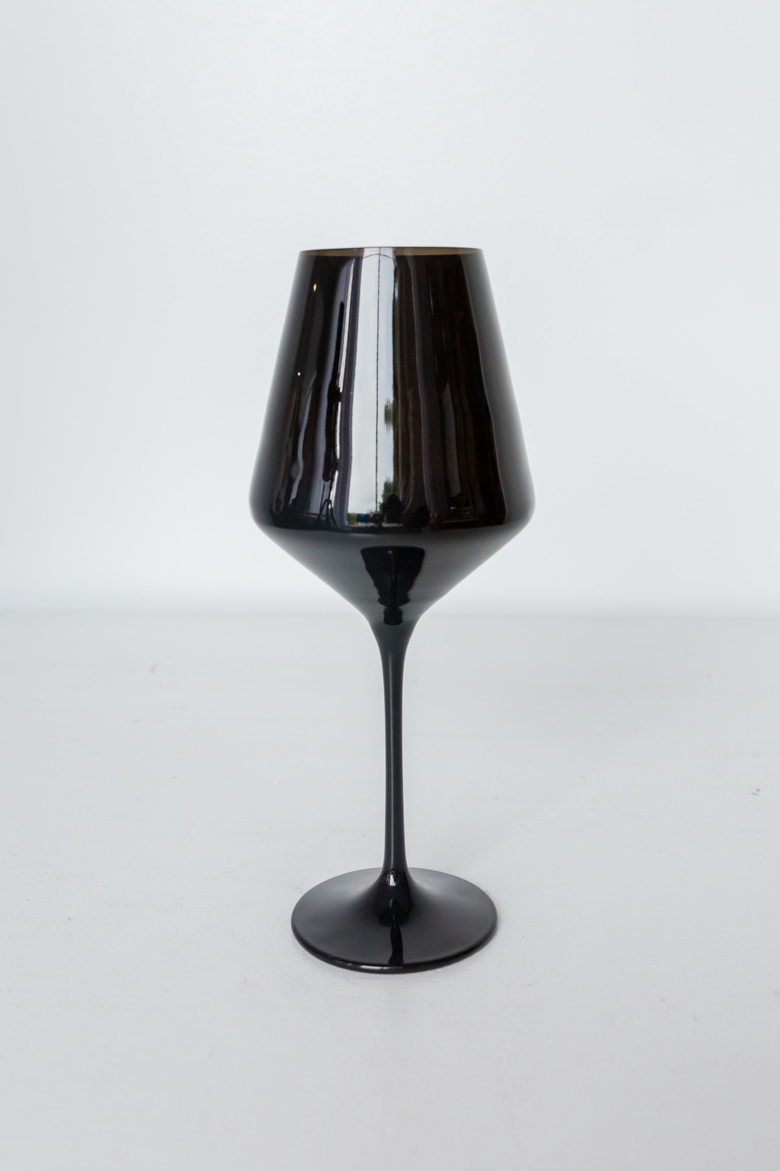 Estelle Colored Wine Stemware - Set of 6 {Black}