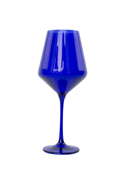 Estelle Colored Wine Stemware - Set of 2 {Royal Blue}