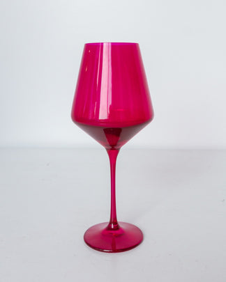 Estelle Wine Single Stemware Glass {ALL COLORS} – Estelle Colored Glass