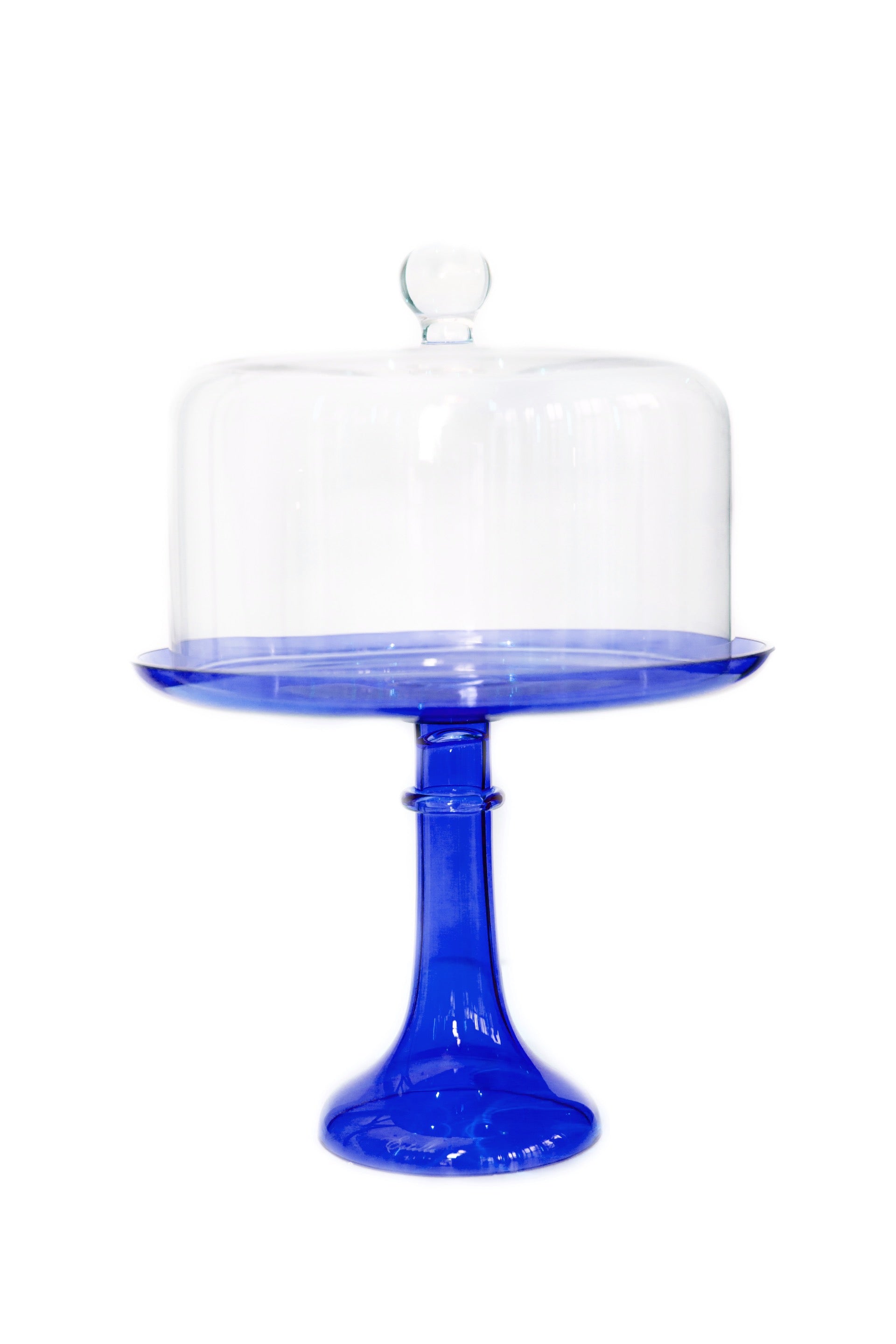 Outlets Vintage cobalt blue cake stands/pedestals