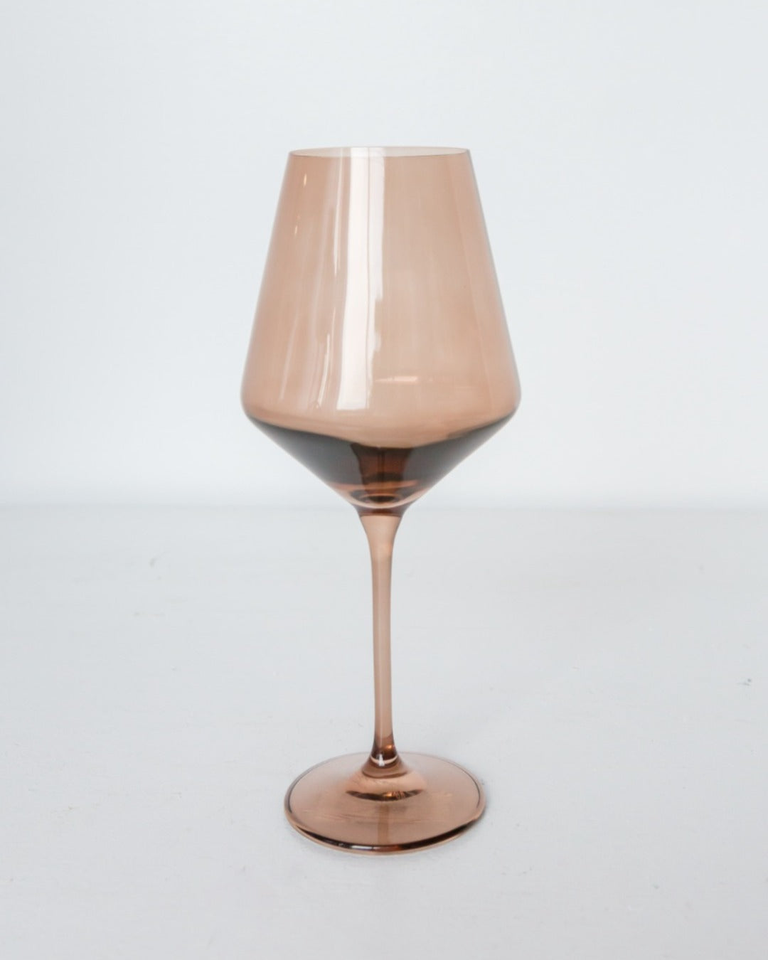 Estelle Wine Single Stemware Glass {AMBER SMOKE}